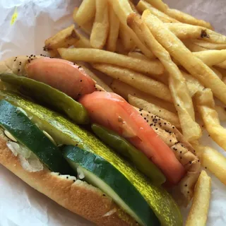 Chili Dog & Fries