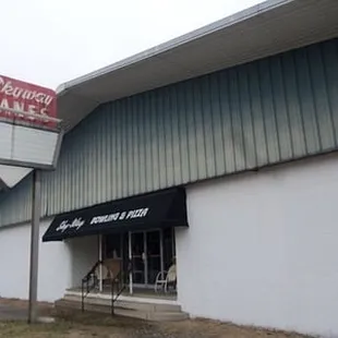 the outside of the building