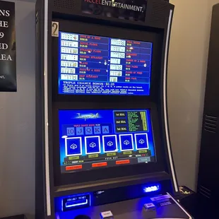 a close up of a slot machine