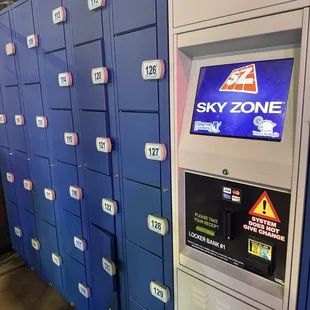 The super cool lockers!