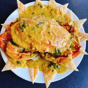 House special curry crab