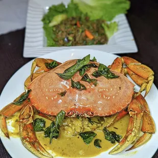 House special curry crab.Phone reservation required