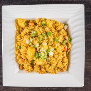 Specialty fried rice :egg style,choice of protein