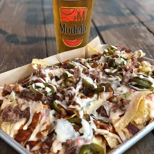 nachos, food