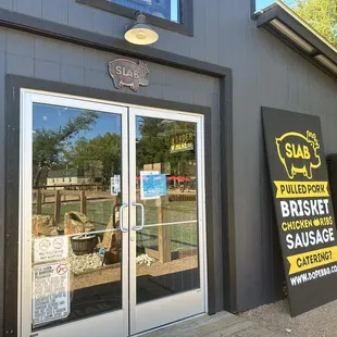 Front of restaurant