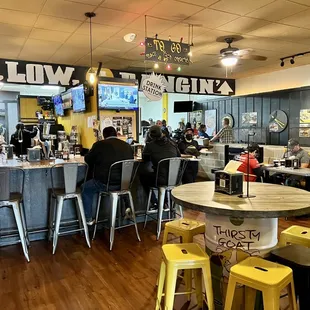 customers sitting at the bar