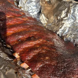 St. Louis style ribs for a large family dinner