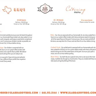 UPDATED MENU. Currently only offering the best smoked meats. Big news coming. Try today!!!