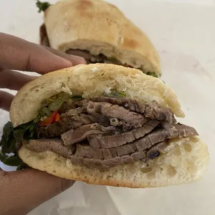 Brisket sandwich