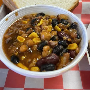 Baked beans that were delicious