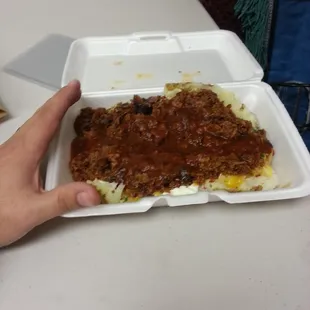 Fully loaded baked potato