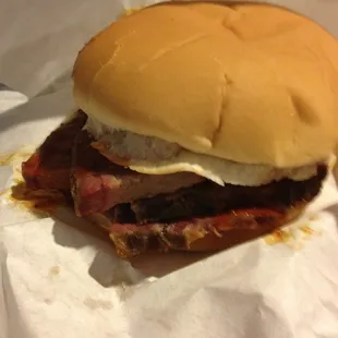 Sliced Beef Sandwich