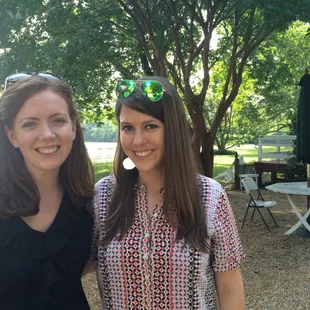 Beautiful patio area outside the tasting room