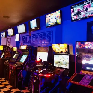 Old school game Game selection with ample tv selection