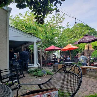 Patio and live music