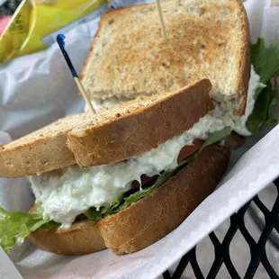 Chicken salad sandwich