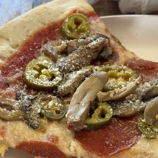 My Slice of Pepperoni Pizza with my own additions.