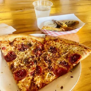 Pepperoni Pizza and Cheesesteak Eggrolls