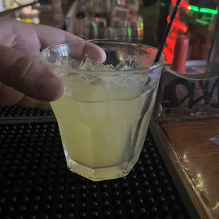 Pineapple Malibu (I took a sip, they fill their drinks to the brim!)
