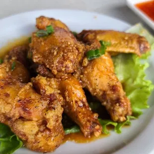 Garlic butter wings