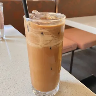 Vietnamese iced coffee with condensed milk