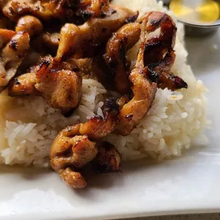Marinated charbrolied chicken