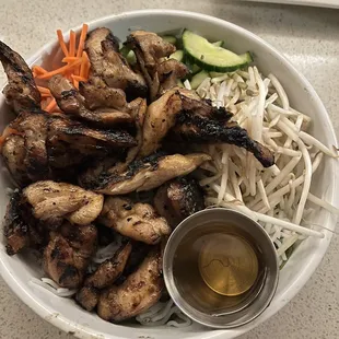 Grilled Chicken Rice Vermacelli