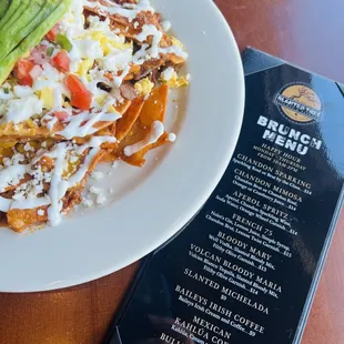 Chilaquiles from the weekend brunch menu.