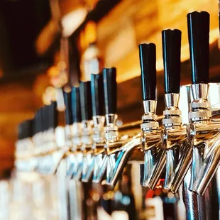 20 rotating draft beers are always available.