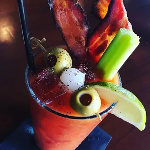 House made Bloody Mary made by the best bartenders in town!