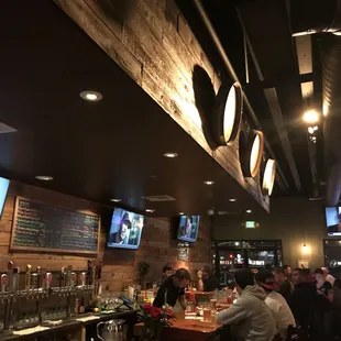 Interior of Slanted Tree Kitchen &amp; Taproom.