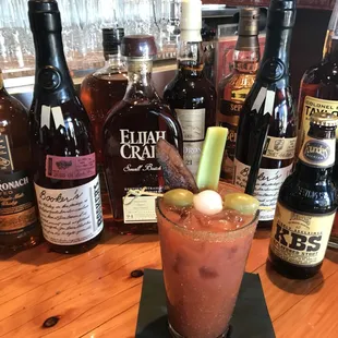A plethora of drink options available at Slanted Tree Kitchen &amp; Taproom.