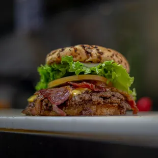 The ultimate Bacon Banger. Fresh high quality ingredients is what makes this a BANGER.