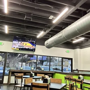 a view of the inside of the restaurant