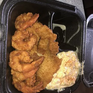 Decent fish and shrimp