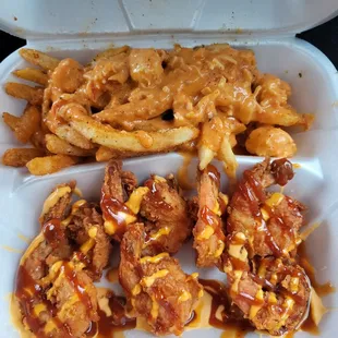 Bang bang shrimp, Lobster fries