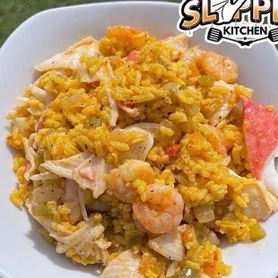 Seafood rice!