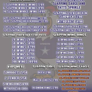 the menu for the pizza and subs coming soon