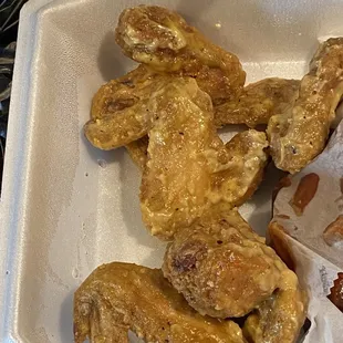 Garlic Parmesan wings, delicious