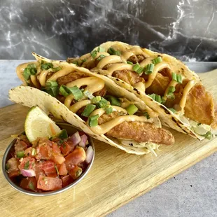 Fried Fish Tacos!