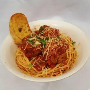 Spaghetti with Homemade Meatballs