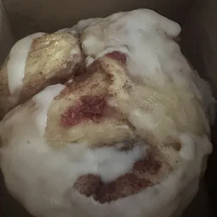 Strawberry morning bun