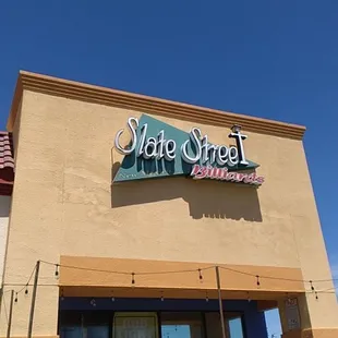 Playing pool at Slate Street is a enjoyable, relaxing environment.