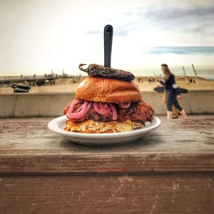 a sandwich on a plate