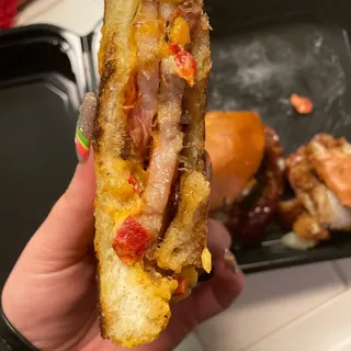 Southern Pork Belly Grilled Cheese