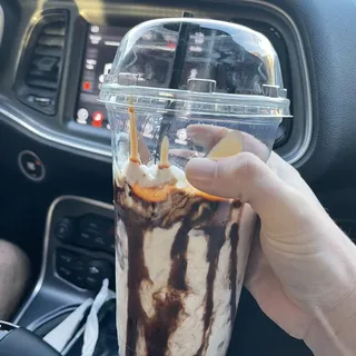 Adult Mint Chocolate Guinness Shake