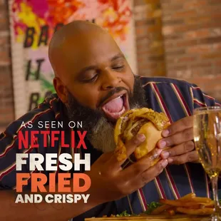 Slater's 50/50 - As seen on the hit Netflix show Fresh Fried and Crispy with Daym Drops.