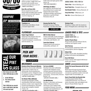 Menu Starters and Desserts December 2021