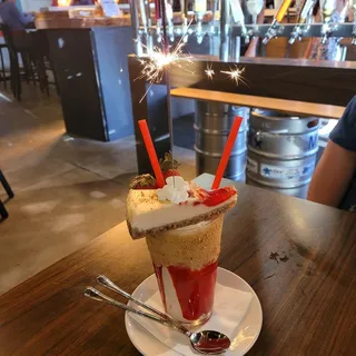 Strawberry Deluxe Cheesecake Milkshake