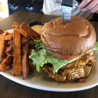 Bacon Chili Crunch Burger
